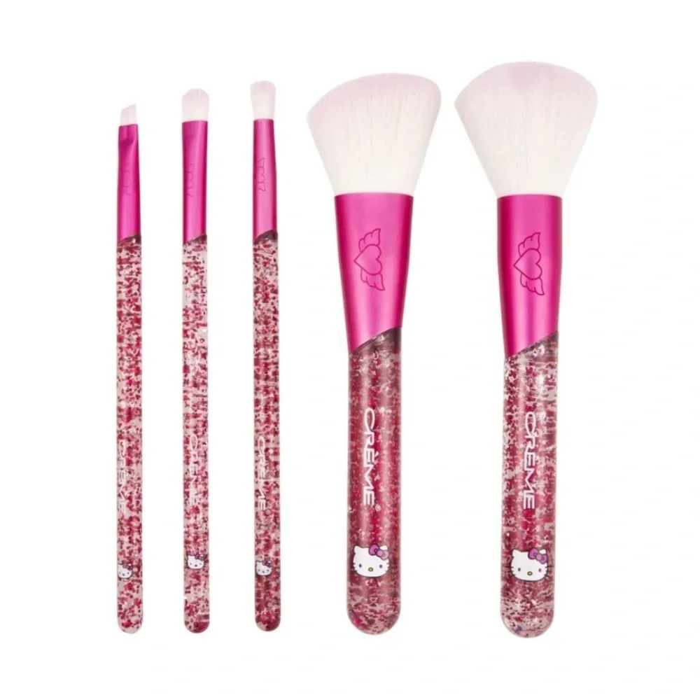 NIP The Crème Shop Hello Kitty Luv Wave Brush Set